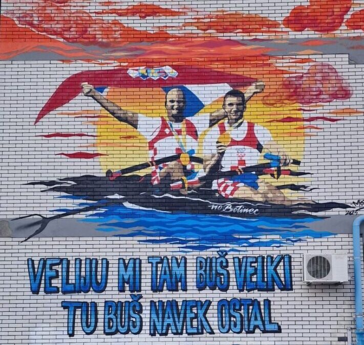 Mural – braća Sinković